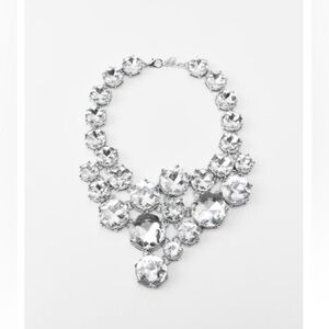 Zara Silver Statement Necklace